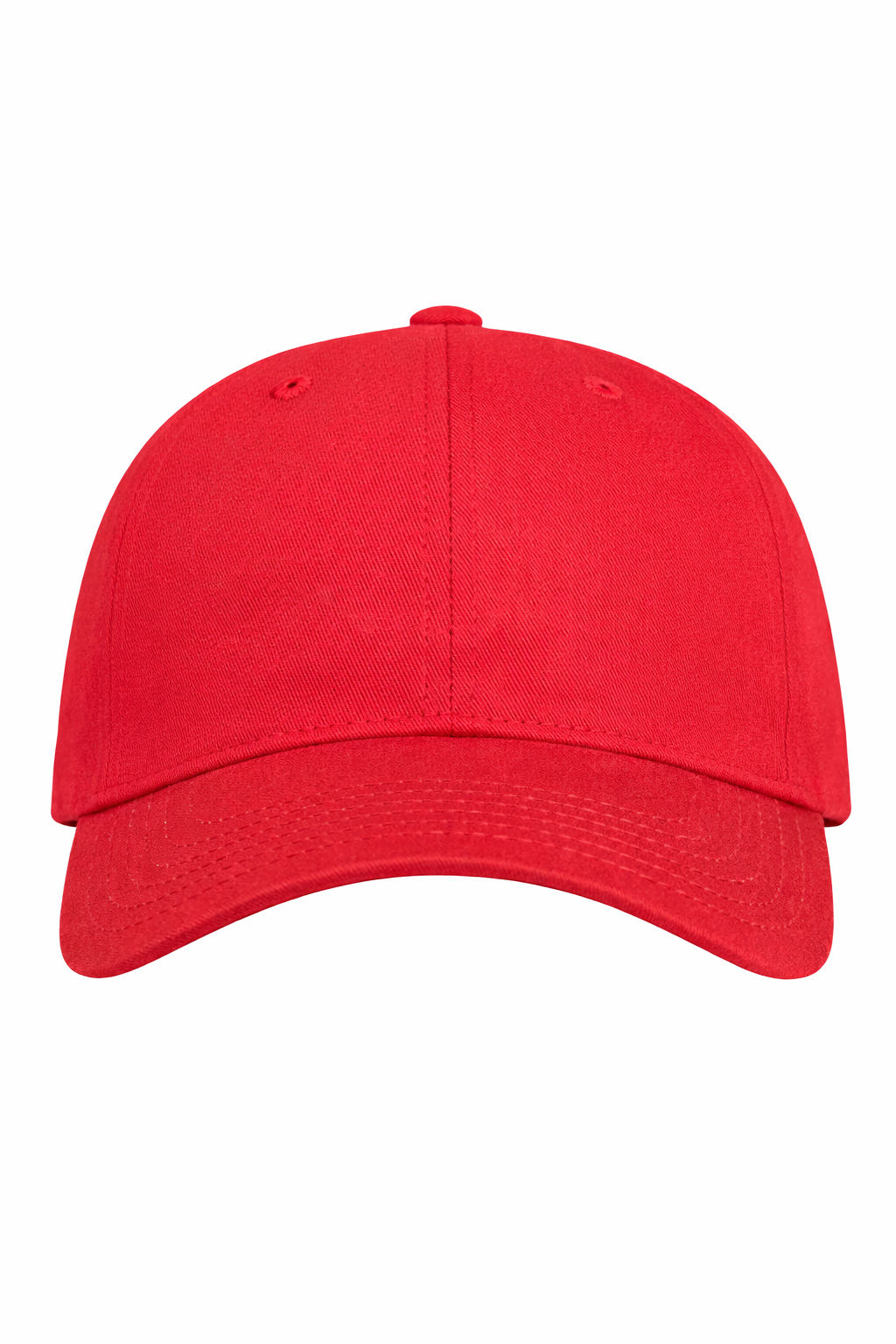 Econscious Organic Cotton Twill Unstructured Baseball Hat in Red