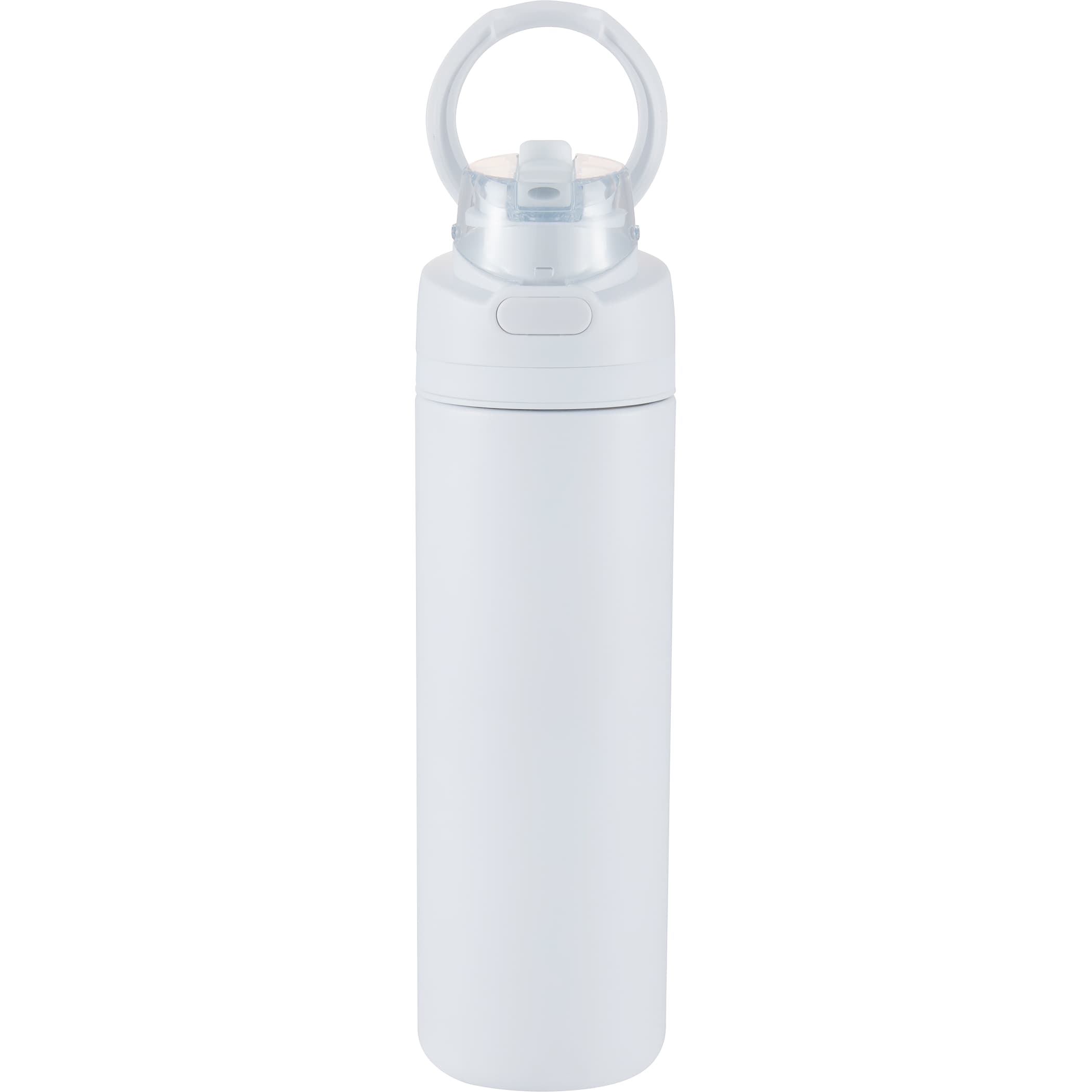 Elvin 28oz Recycled Stainless Flip Straw Bottle in White