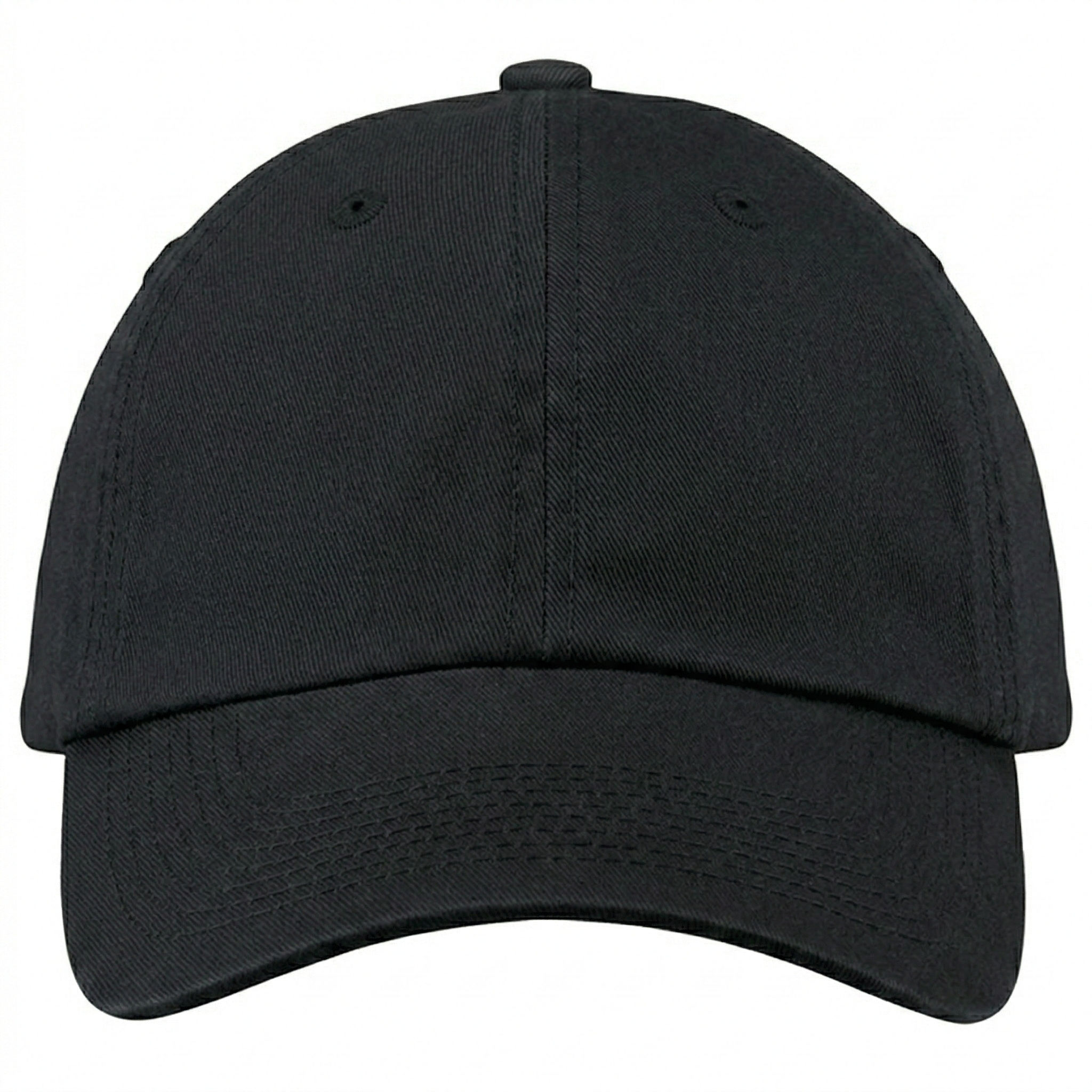 Enzyme Washed Deluxe Chino Twill in Washed Black