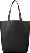 An image of a Custom Eros NonWoven Shopper Tote in Black!