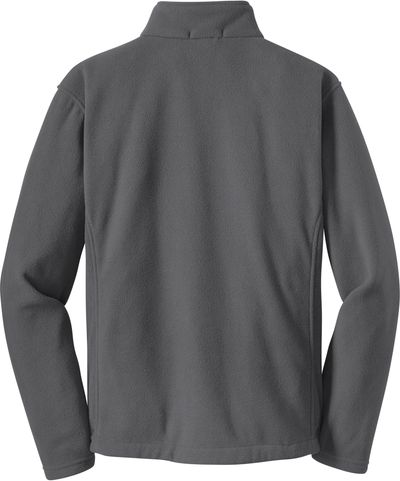 Am image of a Custom Port Authority Value Fleece Quarter Zip Pullover in Iron Grey!
