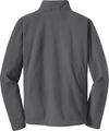 Am image of a Custom Port Authority Value Fleece Quarter Zip Pullover in Iron Grey!