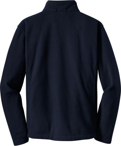 Am image of a Custom Port Authority Value Fleece Quarter Zip Pullover in True Navy!