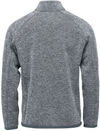 Am image of a Custom Stormtech Men's Avalante Quarter Zip Pullover in Granite Heather!