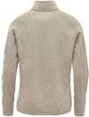 Am image of a Custom Stormtech Womens Avalante Quarter Zip Pullover in Oatmeal Heather!