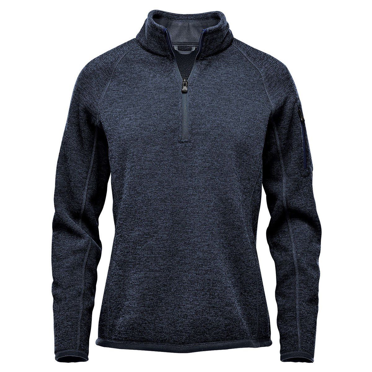 Stormtech Womens Avalante Quarter Zip Pullover in Navy Heather