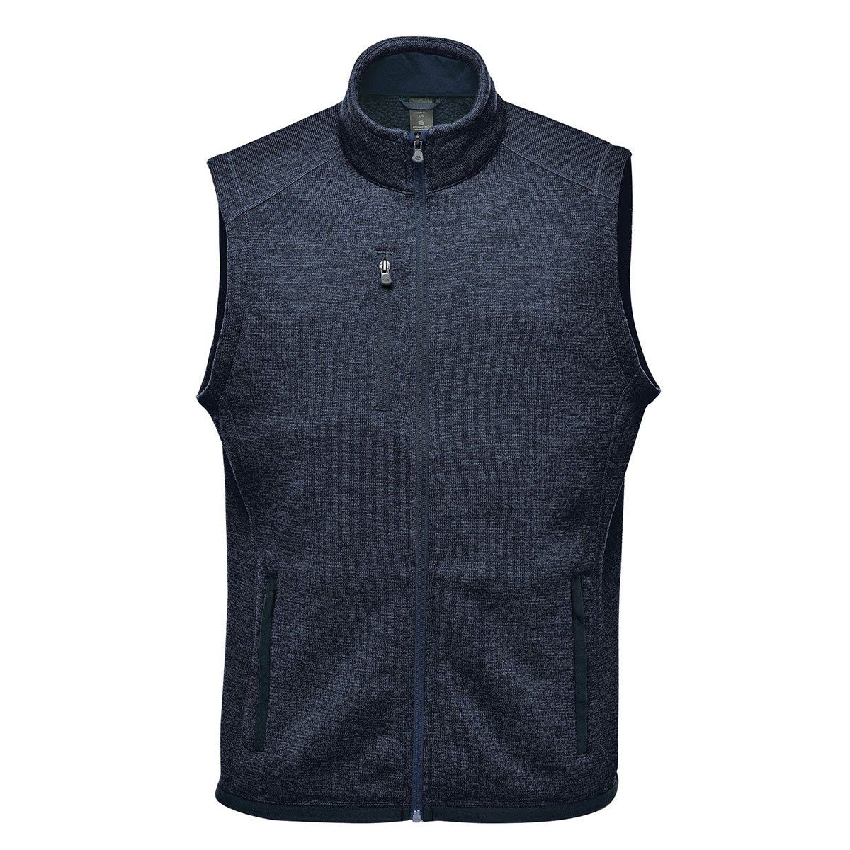 Stormtech Men's Avalante Full Zip Fleece Vest in Navy Heather