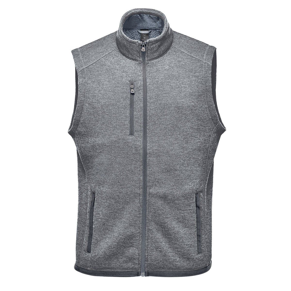 Stormtech Men's Avalante Full Zip Fleece Vest in Granite Heather