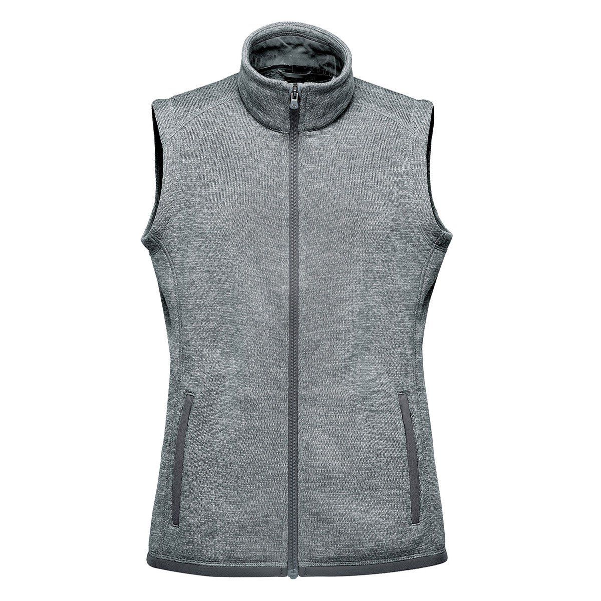 Stormtech Women's Avalante Full Zip Fleece Vest in Granite Heather