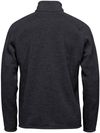 Am image of a Custom Stormtech Men's Avalante Full Zip Fleece Jacket in Black Heather!
