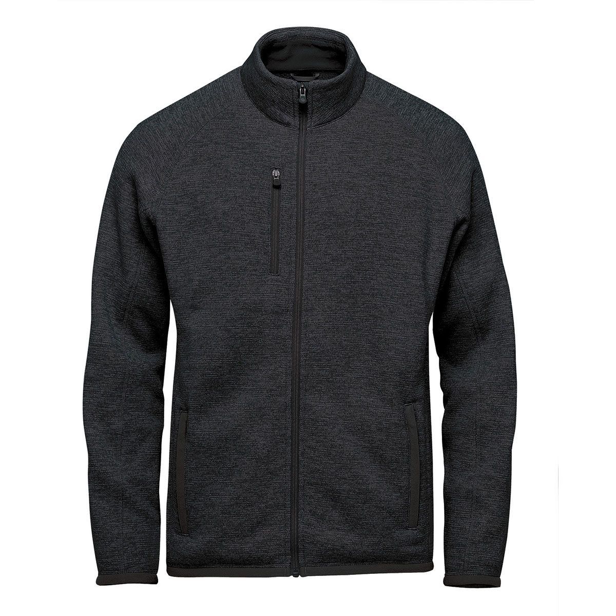 Stormtech Men's Avalante Full Zip Fleece Jacket in Black Heather