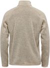 Am image of a Custom Stormtech Men's Avalante Full Zip Fleece Jacket in Oatmeal Heather!