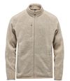 Am image of a Custom Stormtech Men's Avalante Full Zip Fleece Jacket in Oatmeal Heather!