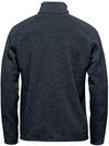 Am image of a Custom Stormtech Men's Avalante Full Zip Fleece Jacket in Navy Heather!