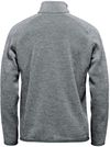 Am image of a Custom Stormtech Men's Avalante Full Zip Fleece Jacket in Granite Heather!