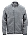 Am image of a Custom Stormtech Men's Avalante Full Zip Fleece Jacket in Granite Heather!