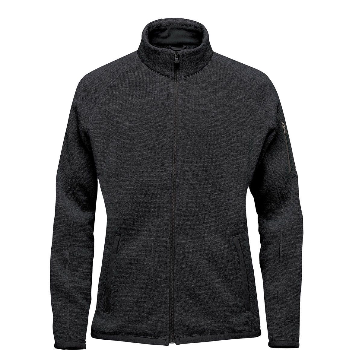 Stormtech Women's Avalante Full Zip Fleece Jacket in Black Heather