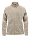 Am image of a Custom Stormtech Women's Avalante Full Zip Fleece Jacket in Oatmeal Heather!