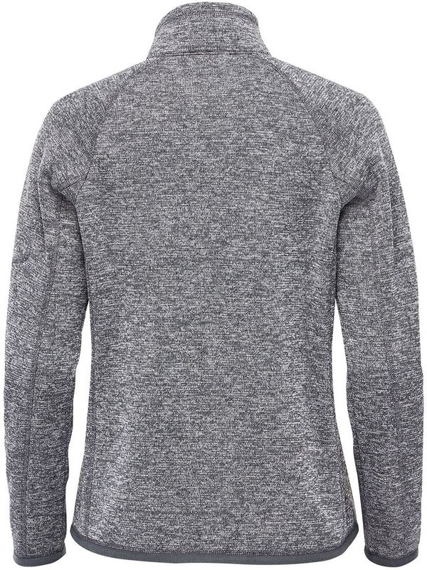 Am image of a Custom Stormtech Women's Avalante Full Zip Fleece Jacket in Granite Heather!