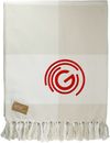 An image of a Custom Field and Co 100 Percent Organic Cotton Check Throw Blanket!