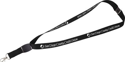 An image of a Custom Flat Panel Lanyard!