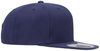 An image of a Custom Flexfit 110 Flat Bill Snapback Cap in Navy!