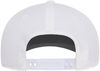 Am image of a Custom Flexfit 110 Flat Bill Snapback Cap in White!