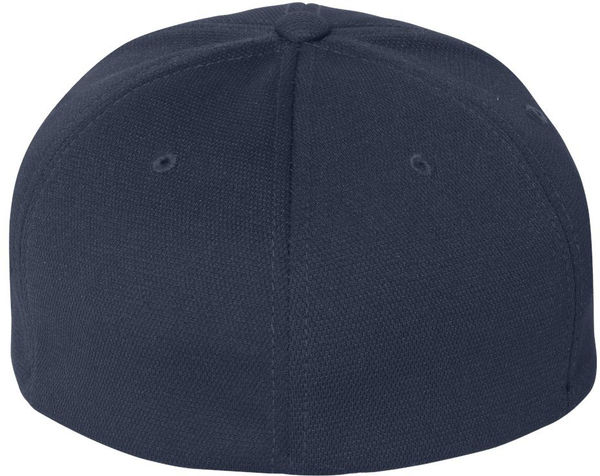 Am image of a Custom Flexfit Adult Cool & Dry Sport Cap in Navy!