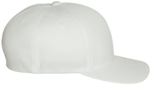 An image of a Custom Flexfit Adult Cool and Dry Sport Cap in White!