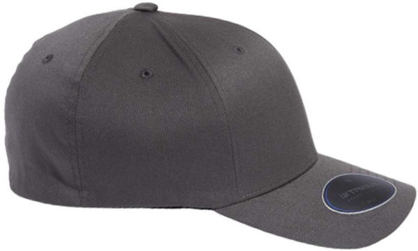 An image of a Custom Flexfit Adult NU Hat in DARK GREY!