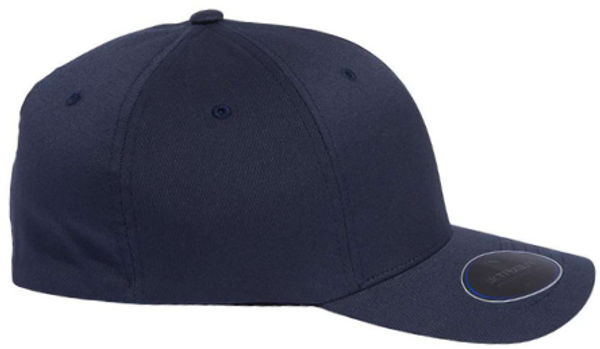 An image of a Custom Flexfit Adult NU Hat in DARK NAVY!