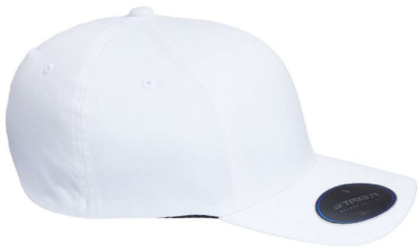 An image of a Custom Flexfit Adult NU Hat in WHITE!