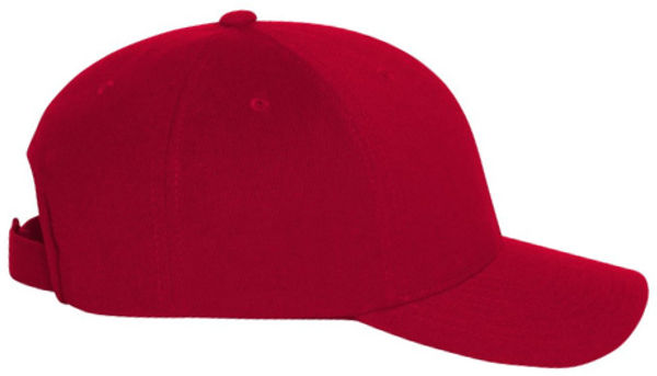 An image of a Custom Flexfit Adult Pro Formance® Solid Cap in Red!