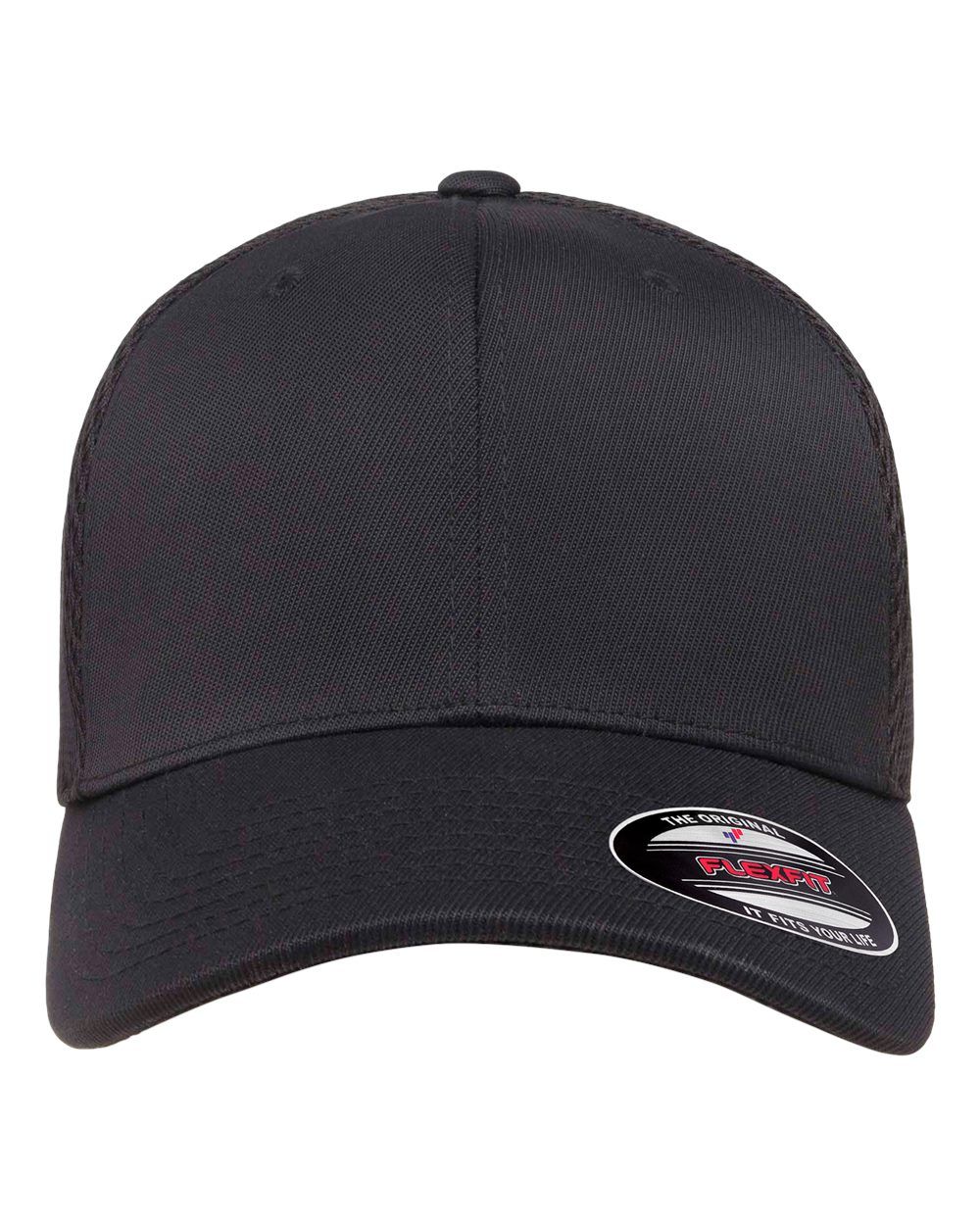 Flexfit Adult Ultrafibre and Airmesh Cap in Black