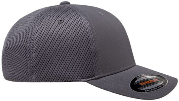 An image of a Custom Flexfit Adult Ultrafibre and Airmesh Cap in Dark Grey!