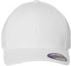 An image of a Custom Flexfit Adult Ultrafibre and Airmesh Cap in White!