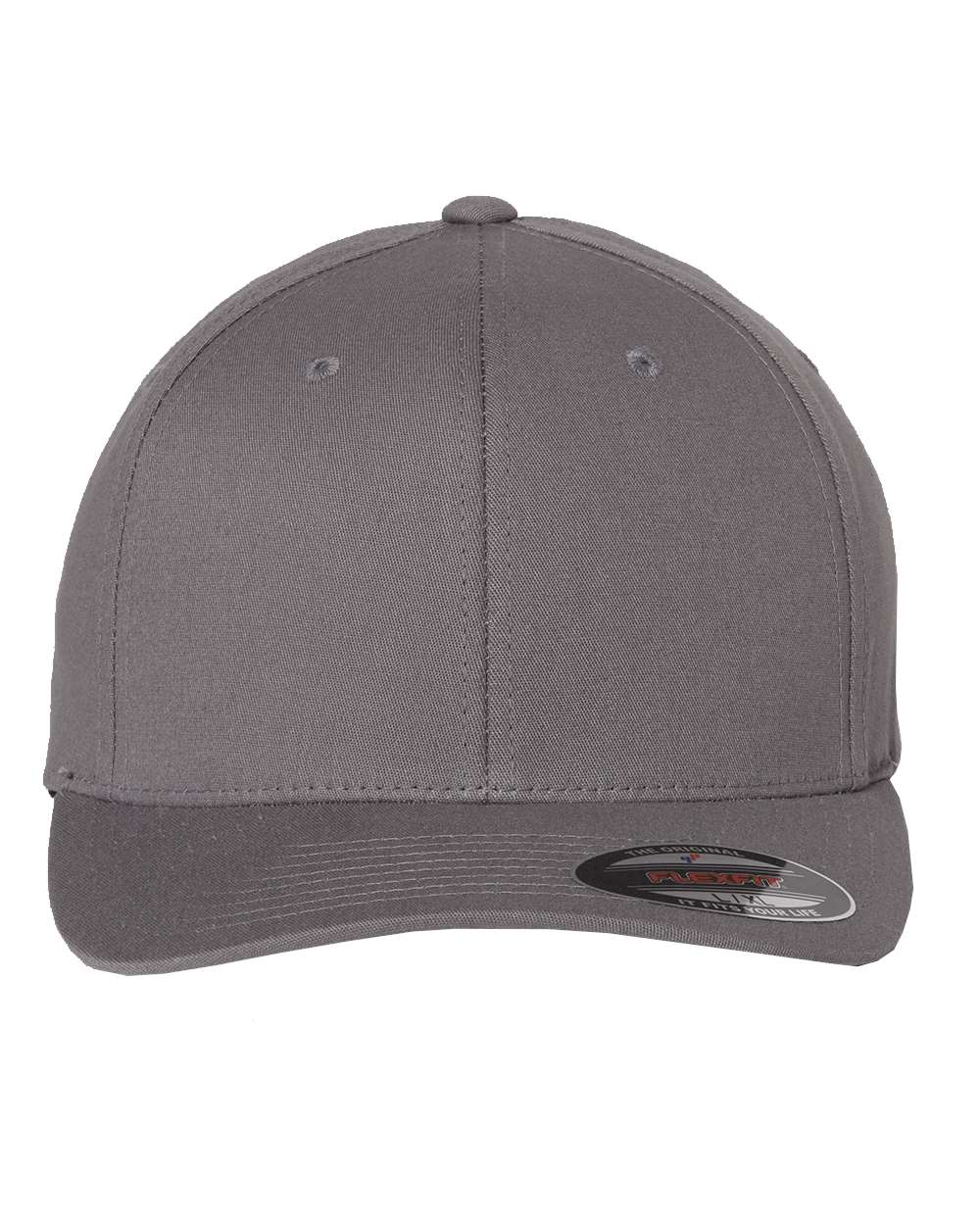 Flexfit Adult Value Cotton Twill Cap in Grey