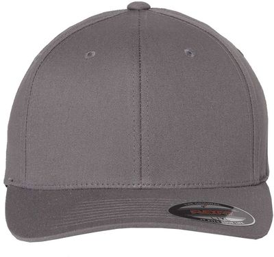 Am image of a Custom Flexfit Adult Value Cotton Twill Cap in Grey!