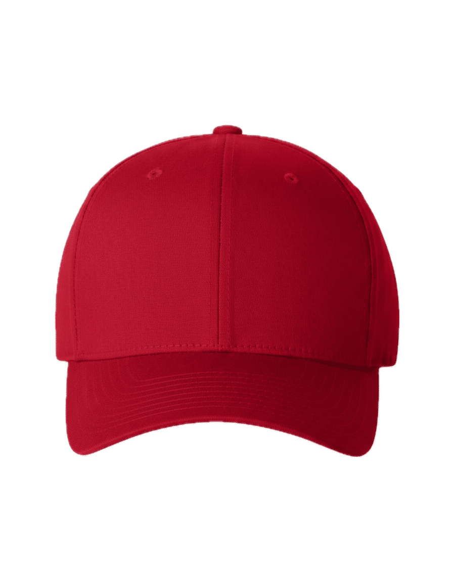 Flexfit Adult Value Cotton Twill Cap in Red