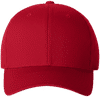 An image of a Custom Flexfit Adult Value Cotton Twill Cap in Red!