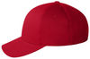 An image of a Custom Flexfit Adult Value Cotton Twill Cap in Red!