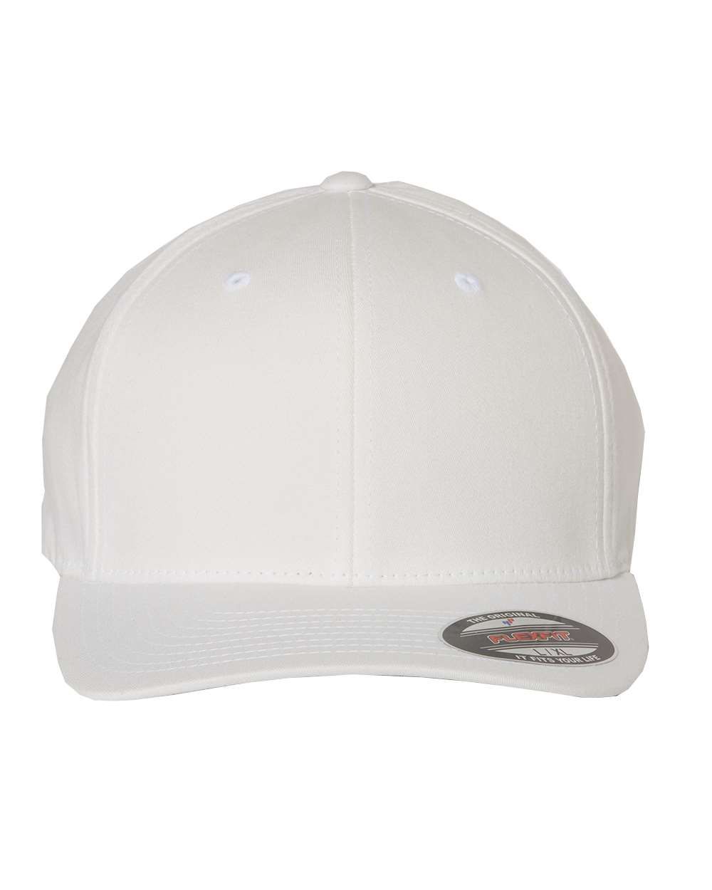 Flexfit Adult Value Cotton Twill Cap in White