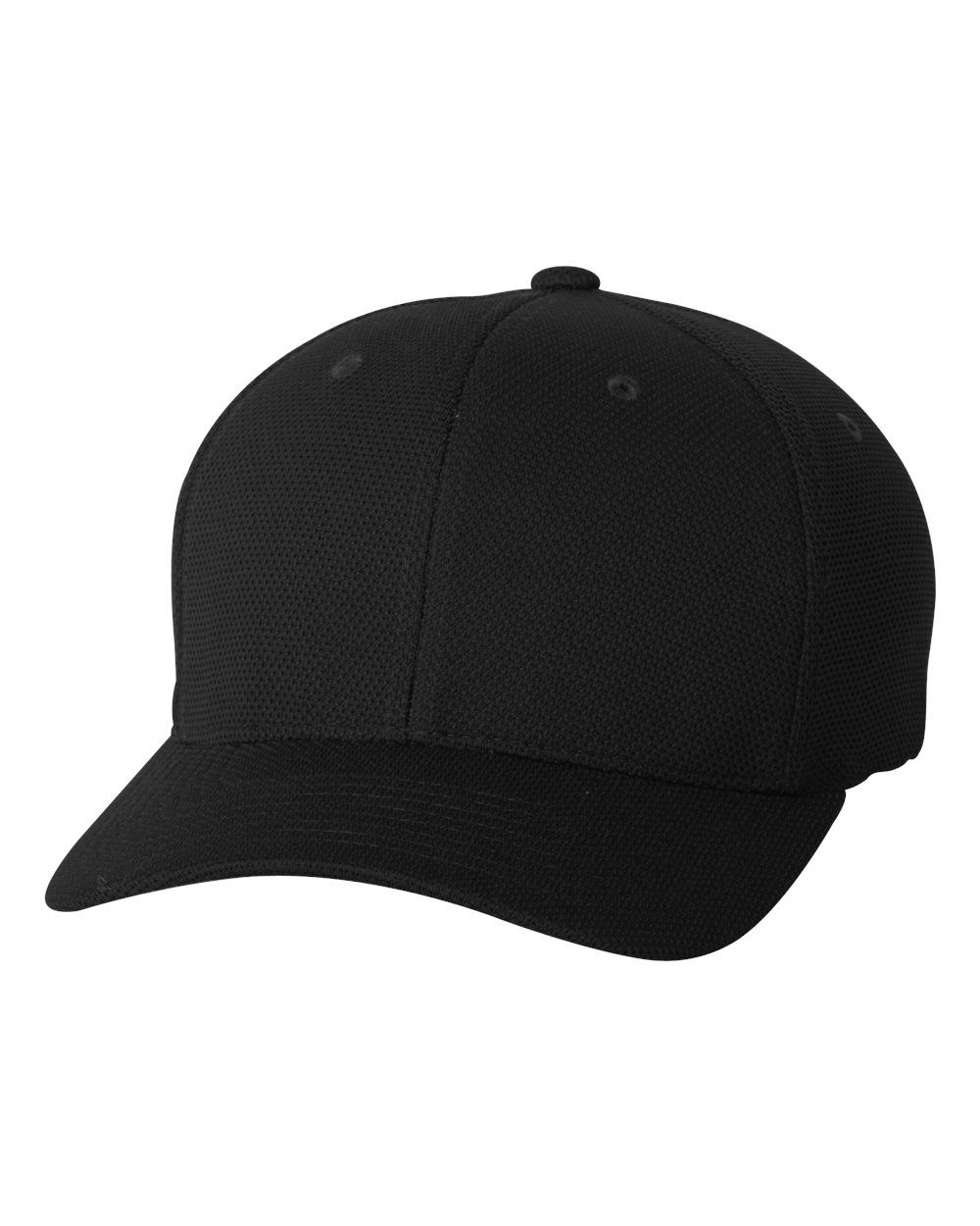 Flexfit Cool and Dry Pique Mesh Cap in Black