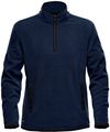 Am image of a Custom Stormtech Men's Shasta Tech Fleece Quarter Zip in Navy!