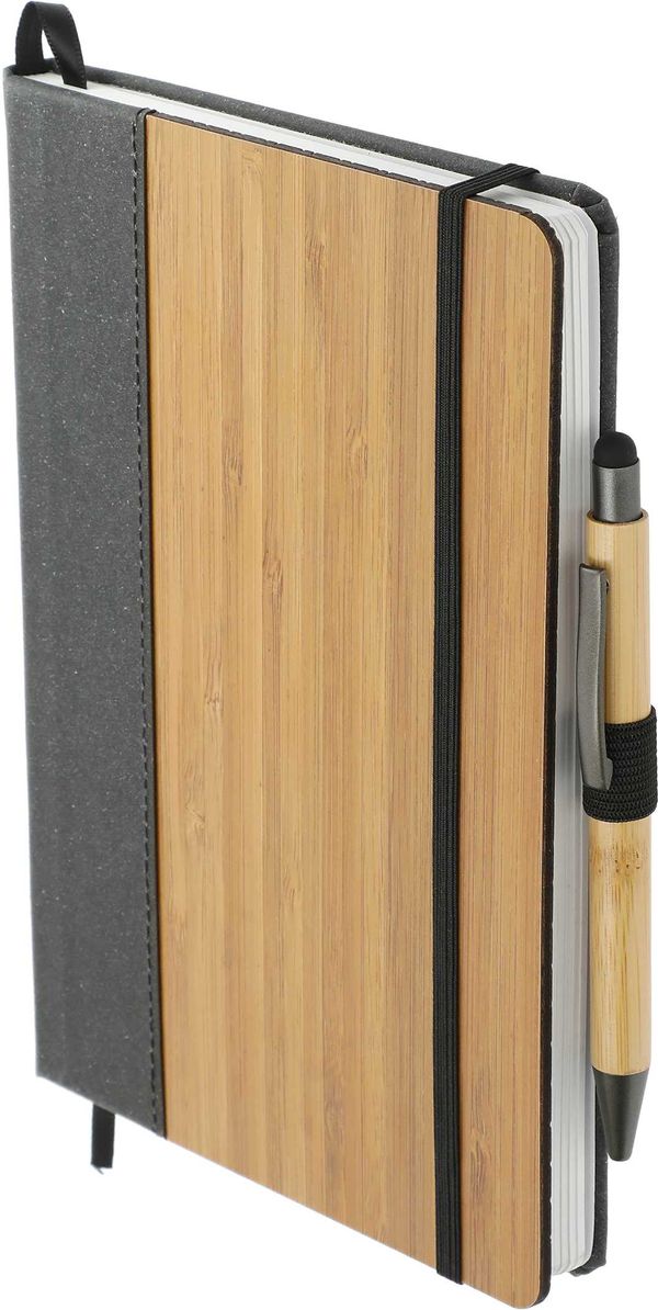 An image of a Custom FSC Bamboo Bound JournalBook Bundle Set!