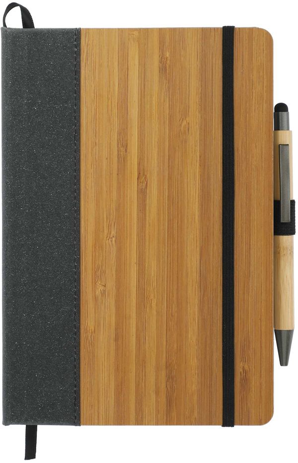 An image of a Custom FSC Bamboo Bound JournalBook Bundle Set!