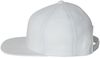 Am image of a Custom Flexfit 110 Flat Bill Snapback Cap in White!