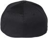 Am image of a Custom Flexfit Youth Cotton Blend Cap in Black!