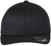 Am image of a Custom Flexfit Youth Cotton Blend Cap in Black!
