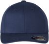 Am image of a Custom Flexfit Youth Cotton Blend Cap in Navy!